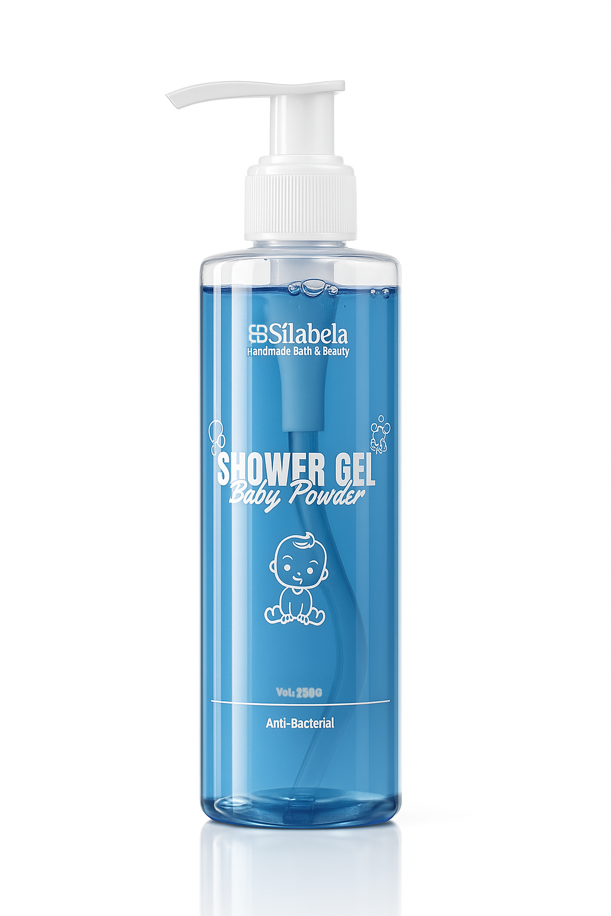 baby powder shower jel - 250 ml